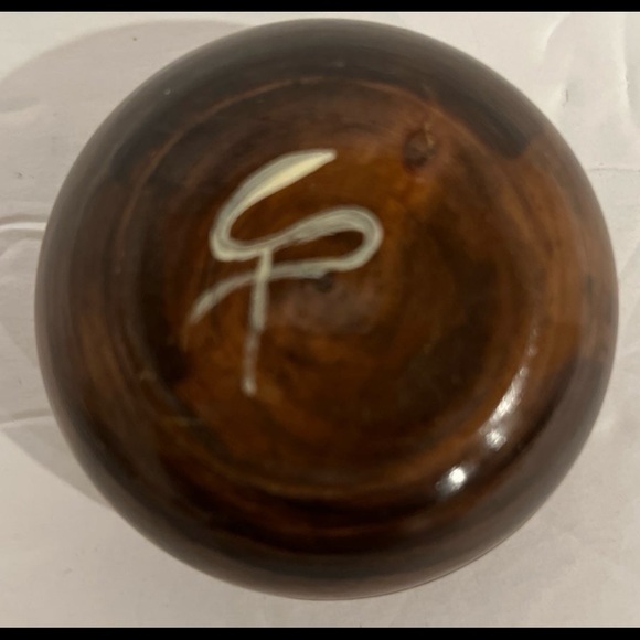 Hand Painted Wooden Trinket Box - Picture 4 of 11